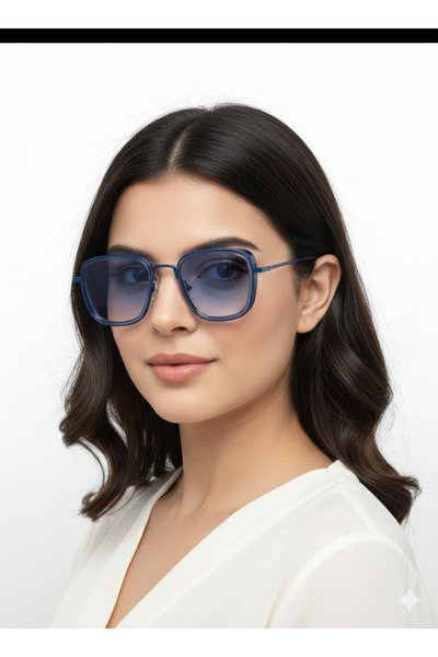 ESRADA سلسلة نظارات شمسية للجنسين من طراز TOKYO BLUE AE2008 10 53-20-140