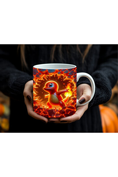 Evion Pokemon Figured Mug Cup 330 ml |   Special Design with Broken Wall Effect