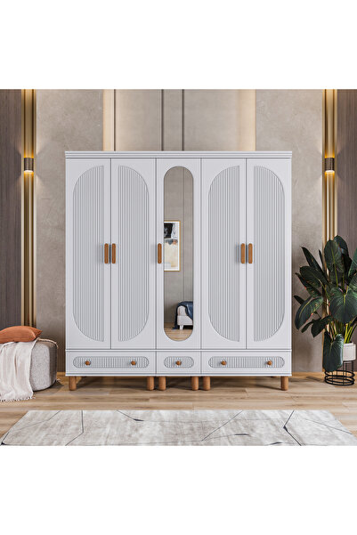 Velmo‏‎ Velmo Barrel 5 Kapaklı Gardırop