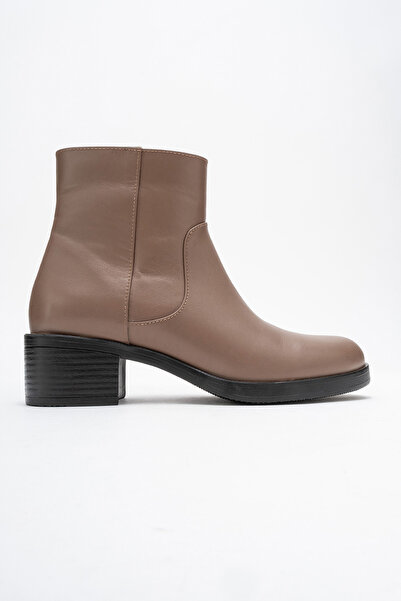 Ataköy Ayakkabı KADIN DERİ TOPUKLU BOT VIZON