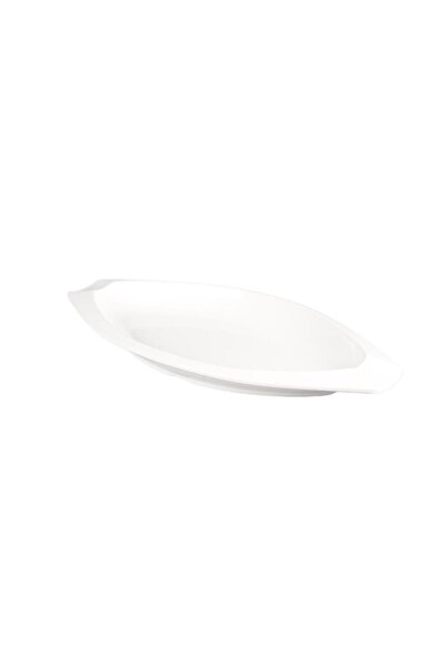 Globy Open Buffet Oval Presentation Plate White 47×23 cm