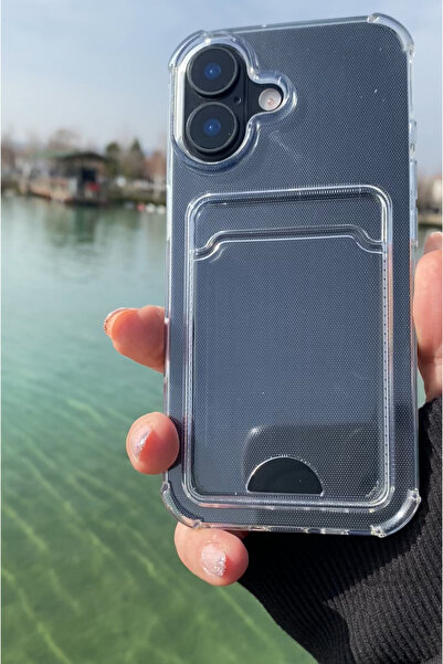 yubu حافظة شفافة من السيليكون المرن المضاد للصدمات لهاتف iPhone 17 مع حامل ال...