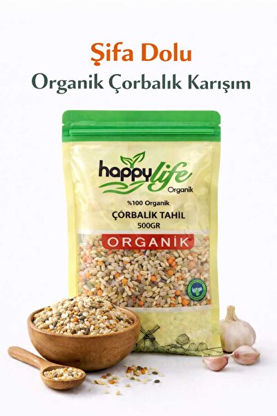 Happy Life Happylife Organik Çorbalık Tahıl Karışımı 500 gr