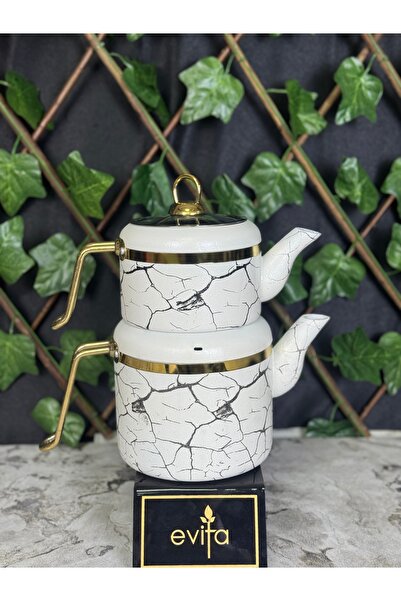 Evita My Golden Family Serisi Bio Granit Çaydanlık