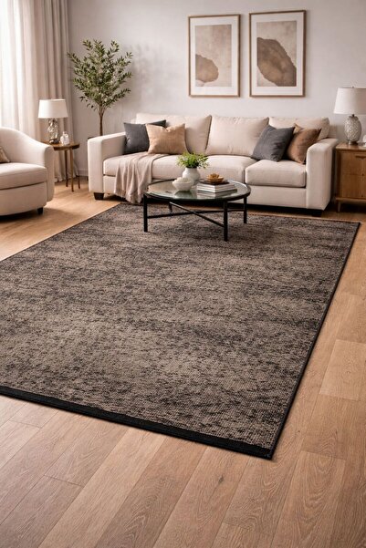 MYPOLOHOME %100 Pamuk Dekoratif Kilim gri krem yeşil bordo Kaymaz Taban Makin...