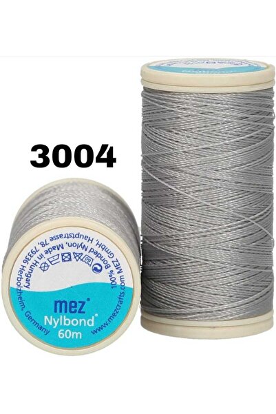 Mez Nylbond Ekstra Sağlam Naylon Iplik - 3004 Açık Gri , Boncuk, Takı Ipliği,...