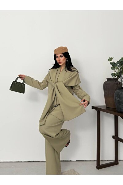 Ekim Store Shawl Detailed Design Jacket Trousers Double Blazer Suit