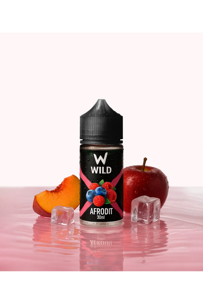 WILD Afrodit - Premium Likit Aroma 30 ml- Pişmiş Şeftali, Fuji Elması, Buz - ...