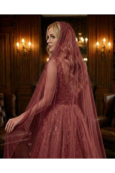 Magic Tiara Şeritli Sade Gelin Duvağı – Zarafetin Simgesi