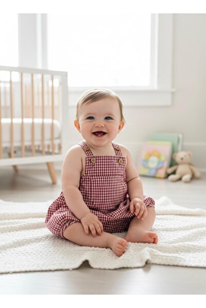 Tiffany Baby Pötikare Theme Müslin Bebek Salopet Tulum 19003