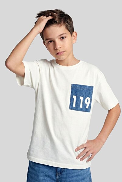 ww waka waka kids store 119 Tricou oversize pentru băieți din denim imprimat ...