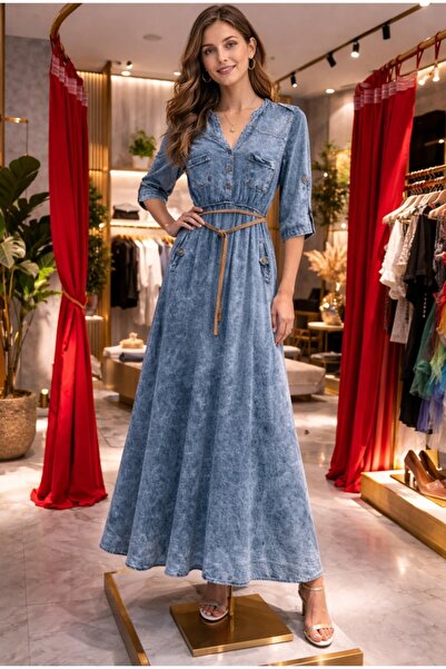 Butik Laresa kot görünümlü elbise💕