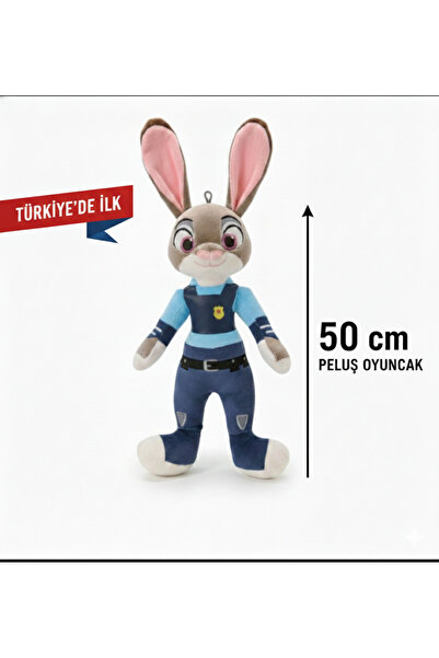 TrendTopic Peluş Oyuncak Zootropolis Judy 50 Cm Kıyafetler Dahil