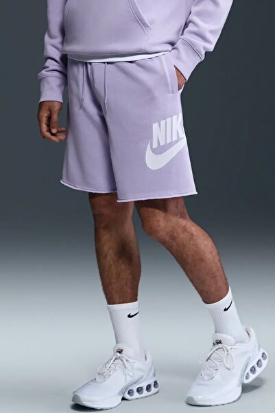 Nike Club French Terry Alumni Mens Short Erkek Pamuklu Şort Mor