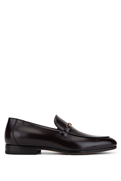 ROSSI Men's Genuine Leather Brown Casual Shoes