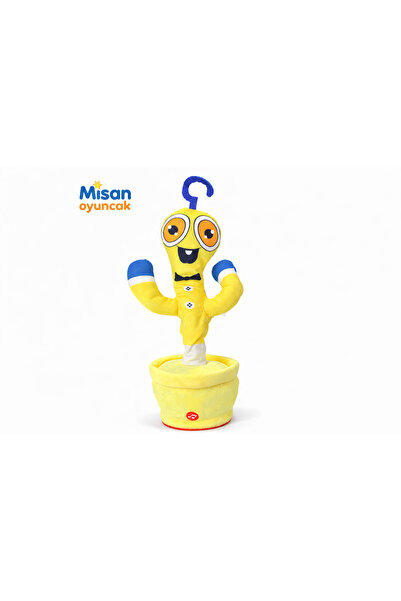 misan Türkçe Şarkı Söyleyen Dans Eden Peluş Oyuncak 32 cm Ses Taklit Eden Eğl...