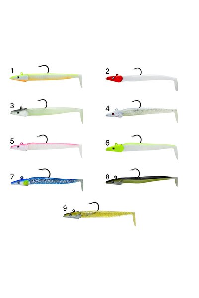 CAPTAIN 3071 Ultimate Sardine 12cm Levrek Silikonu 2'li Suni Yem