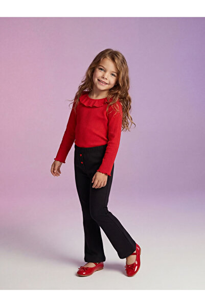 LC Waikiki Bow-Tie Flared Girls' Tights 2-Pack