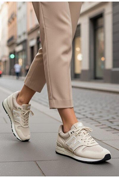 New Balance Wl565Lww Beige Unisex Sports Sneaker
