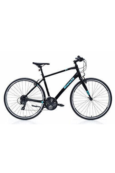 Bianchi T008 24 Vites V-Fren 50 Cm Erkek Şehir Bisikleti Siyah Celeste