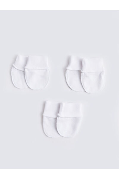 LC Waikiki Quality Pieces from Çelebi Store Classic Baby Girl Gloves 3-Piece Set