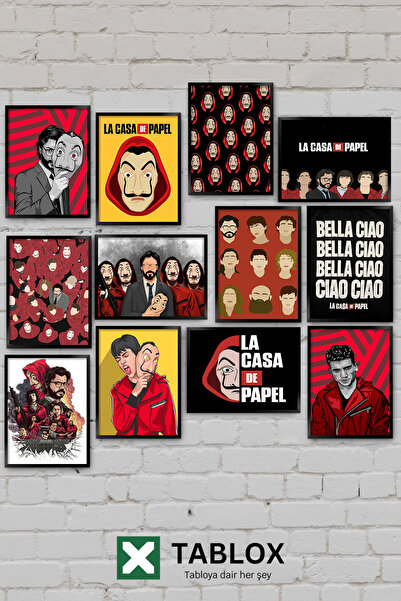 TABLOX 12 Parça La Casa De Papel Tokyo Berlin Madrid Rio Soygun Dizi Netflix ...