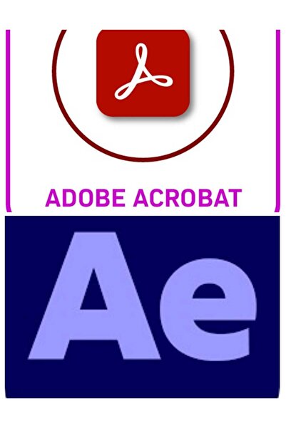 Acrobat Pro Dc Ömür Boyu + After Effects Ömür Boyu