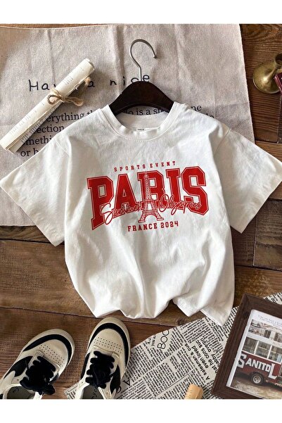 ZEMLİYA Unisex Oversize T-shirt με Γραφικό Τύπωμα – Casual Streetwear Άνετη Γ...