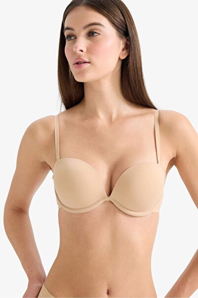 DeFacto Micro Covered Half Padded Underwire Strapless Bra T8481Az26Sp