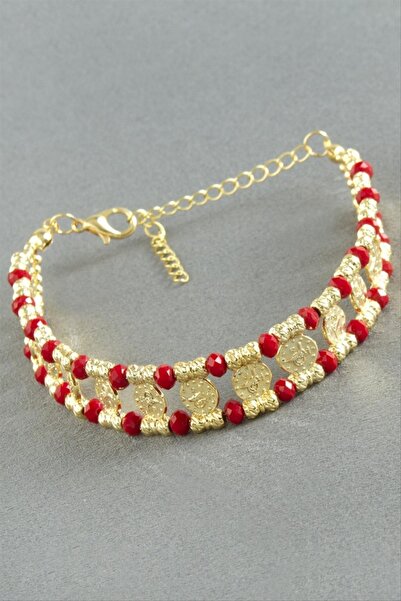 ZERO LAND سوار كريستال من ستوروزال (142401) - أحمر