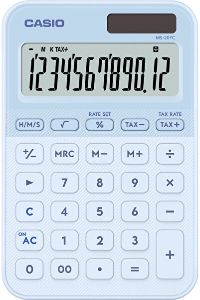 Casio MS-20YC-LB-W-DP Hesap Makinesi Desktop