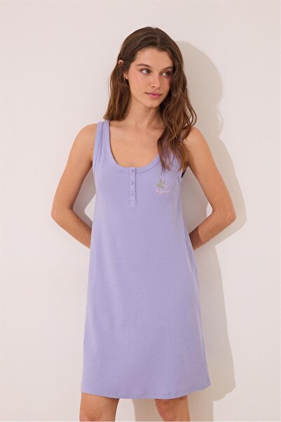 Perspective Women Secret Multi-Colored Thick Strap Short Nightgown