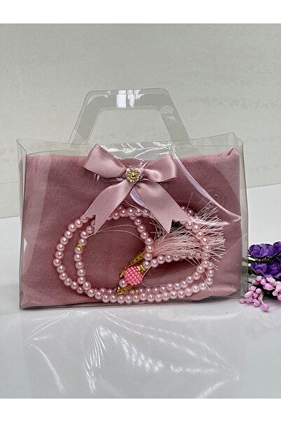 Markapolin Umrah Souvenir Cheesecloth & Prayer Beads Set