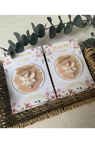 Magnet 20 adet kartlı ,bebek hediyelik kartlı