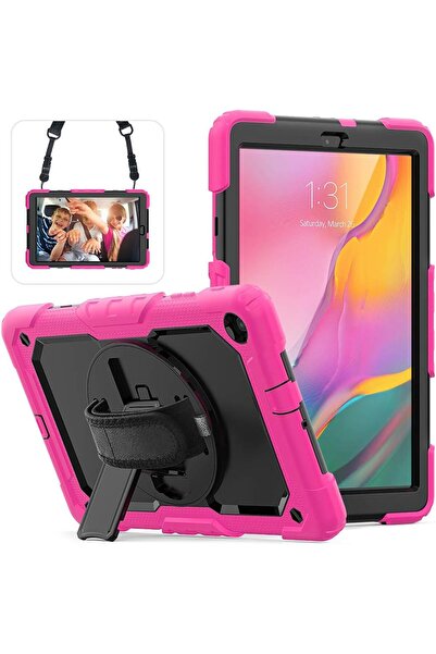 Other Husă Samsung Galaxy Tab A7 Lite 8.7 - Suport 360°, Curea umăr, Protecți...