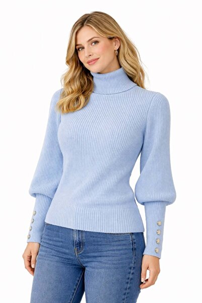 ModaPlaza Women's Turtleneck Knitwear Sweater 7313