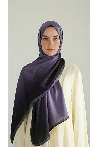 Karaca SİLVA DEGRADE KUMLU ŞAL - SİYAH / LİLA