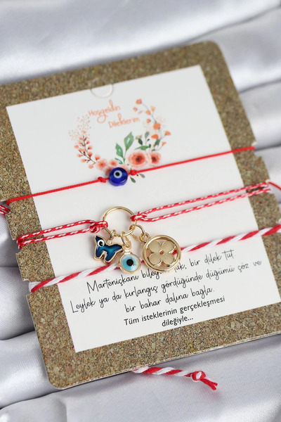 Nacario Mey Import ®   Marteniçka Bracelet 3-Piece and Clover Model