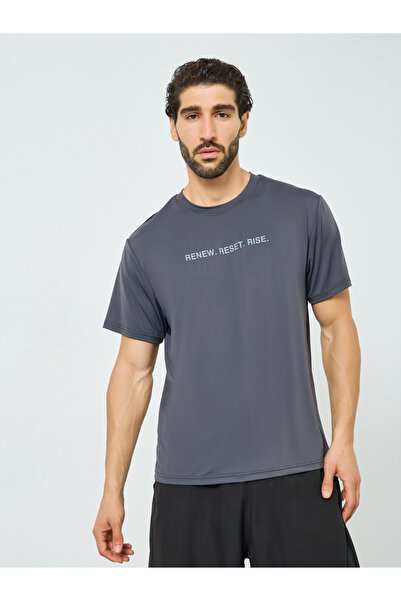 Styli Men Relaxed Fit Printed Active T-Shirt