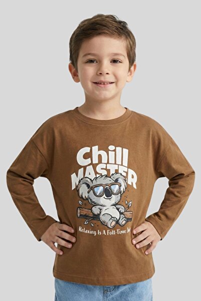 ww waka waka kids store Φούτερ για αγόρια Chill Master με στάμπα κοάλα σε μεγ...