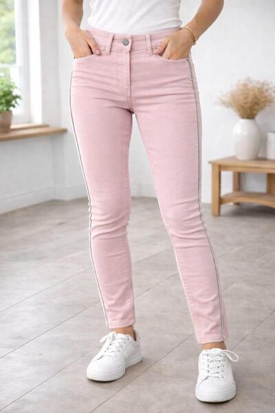 Org Marka Store Bolinto 480 high waisted tight leg pants with chain details o...