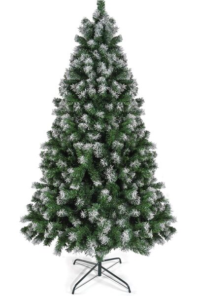 Other Brad de Crăciun Artificial Alb, 180 cm, PVC Premium, 1200 Ramuri, Supor...