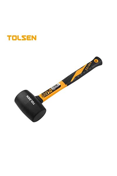 TOLSEN مطرقة مطاطية - مقبض غير قابل للخدش وممتص للصدمات