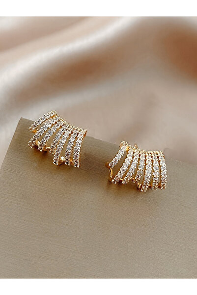 Take Two By Styli Rhinestone Embellished Earrings