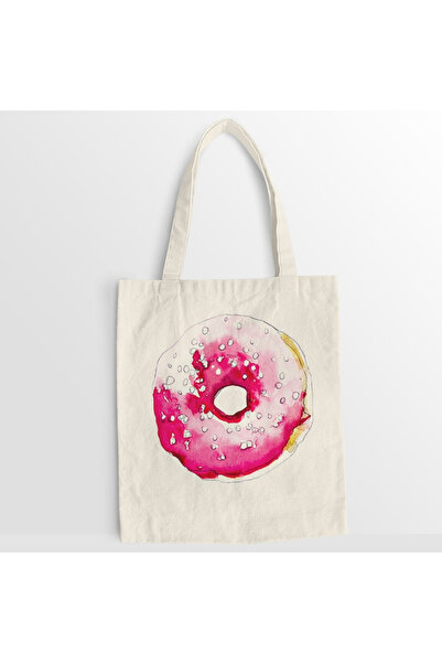 Kartier Pink Snow canvas bag