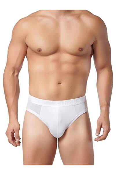 GÜMÜŞ Men's Modal Elastane Belted Slip Underpants 7008