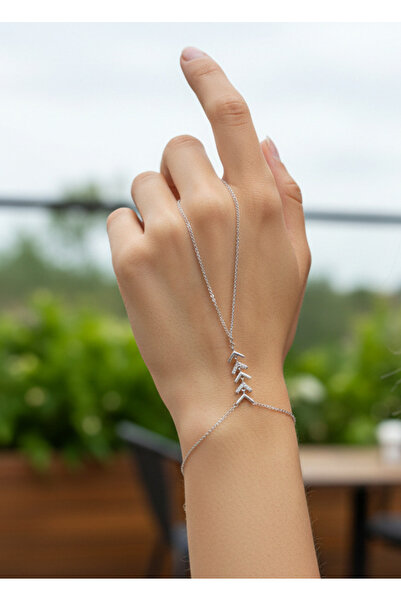 BİJU YILMAZ Vip Silver Stone Directional Design Shahmeran - 26Shm49