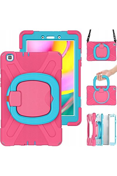 Other Husă Samsung Tab A 8.0 T290/T295 - Suport rotativ 360°, Curea Umăr, Ant...