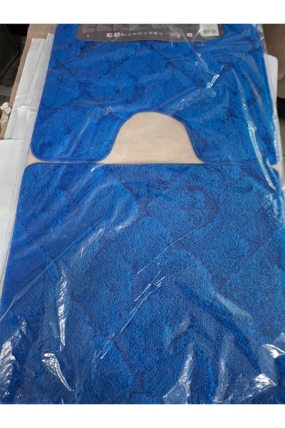 metalocasnice Set of 3 Bath Mats 60x100cm, 60x50 and Toilet Lid Mat 60x50