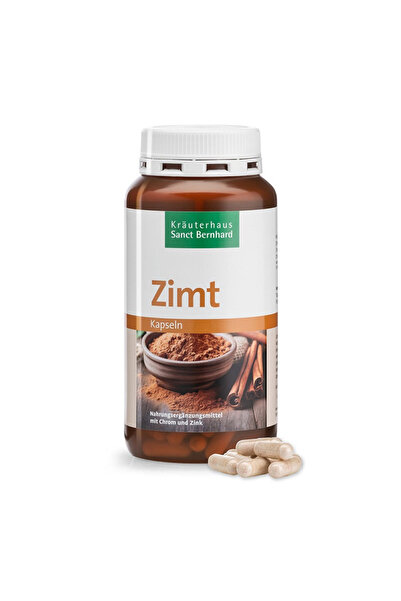 Kräuterhaus Sanct Bernhard Cinnamon Chromium Zinc Capsules Sanct Bernhard 180...